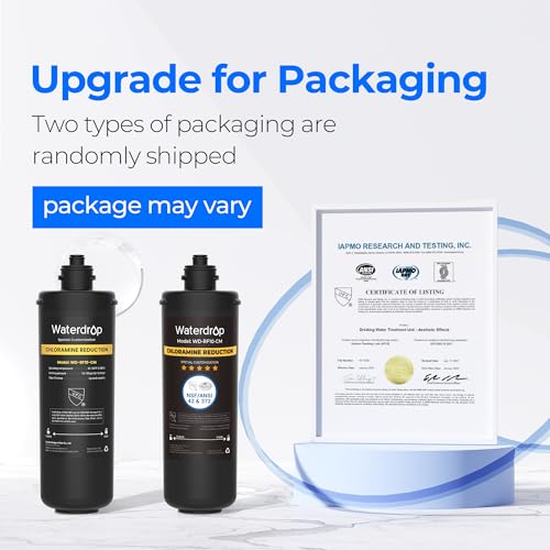 Waterdrop RF10-CM Replacement Filter Cartridge for 10UB-CM Under Sink Water Filter, Reduces 99% Chloramine, Chlorine, Bad Taste & Odor, NSF/ANSI 42 Certified - Image 4