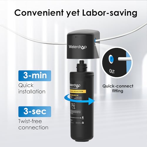Waterdrop RF10-CM Replacement Filter Cartridge for 10UB-CM Under Sink Water Filter, Reduces 99% Chloramine, Chlorine, Bad Taste & Odor, NSF/ANSI 42 Certified - Image 7