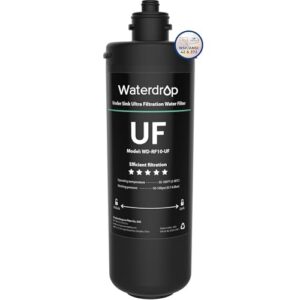 Waterdrop RF10-UF 0.01 Micron Replacement Filter Cartridge For 10UA/10UA-UF/10UB/10UB-UF Under Sink Water Filter, Reduces Lead, Chlorine, Bad Taste & Odor, 11K Gallons High Capacity