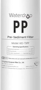 Waterdrop TSPP Under Sink Sediment Water Filter, Replacement TSU-W 3-Stage Ultra-Filtration Under Sink Water Filter System, 1 Pack