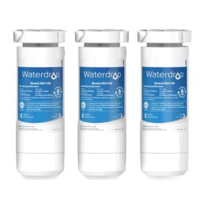 Waterdrop XWF Replacement for GE® XWF Refrigerator, GE® XWF Water Filter, WR17X30702, 3 Filters