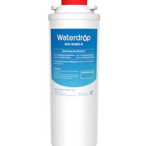 [With Chip] Waterdrop W283 Replacement Water Filter for Elkay® 51300C, Compatible with Elkay® ezH20® and Halsey Taylor® Bottle Filling Stations, NSF/ANSI 42, Reduces Chlorine, Bad Taste & Odor