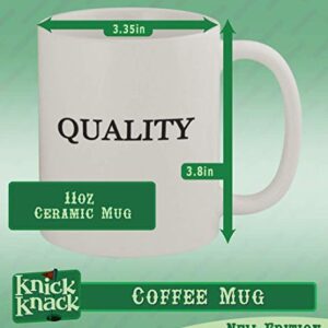 #depilation – 11oz Ceramic White Coffee Mug, White