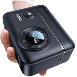 llano NP-FZ100 Camera Battery 18W Fast Dual USB C Charger, Compatible with Sony A7iii, A7R V, A7R IV, Alpha A7C, A9/A9S, A6600,A7R3, ZV-E1, FX3, FX30, Smart Digital Display (Black)