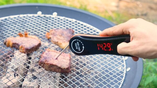 0.5 Seconds Instant Read Digital Meat Thermometer, ±0.5°F Accuracy, 180°Rotating Display, IP67 Waterproof Non-Slip Handle, Lift to Wake and Auto Off, Food Thermometer for Precise Cooking - Image 8