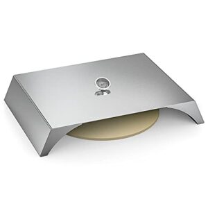 Skyflame Universal Stainless Steel Pizza Oven Kit with Stone for Most Gas Grills and Pellet Grill Conversion Kit, 22×15 Inches