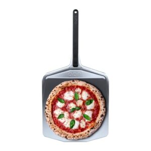 ooni 14” Metal Pizza Peel – Metal Pizza Peel 14 Inch, Pizza Spatula Paddle, Lightweight Pizza Turning Peel with Long Handle, Pizza Oven Accessories, Pizza Tools, Rectangle Pizza Turner
