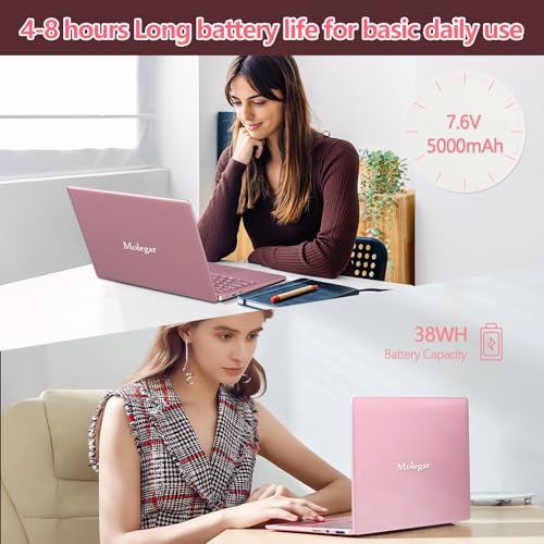 15.6" Student Laptop with Backlit Keyboard|16GB RAM 1TB SSD Laptop Computer|1920×1080 FHD Eye Protection Display|Fingerprint|38Wh Large Capacity Battery|180°Open Angle|WiFi|Webcam|BT 4.2|HDMI - Image 7