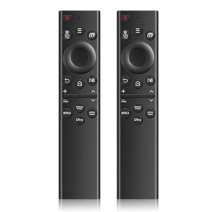 2 Pack TV Remote Control Replacement for Samsung Smart TV, Compatible with All Samsung Frame LED QD Neo QLED 4K HDR Smart TVs from 2018 to 2024, Universal Infrared with 4 Shortcut Buttons