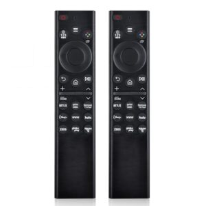 (2 Pack) Universal TV Remote Control for All Samsung TVs, Compatible with Full Series Frame, Curved, Crystal UHD, Neo QLED, OLED, 4K and 8K Smart TVs from 2018 to 2024, 9 Shortcut Keys