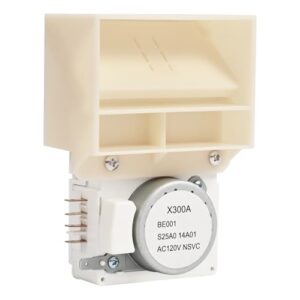 242303001 Air Damper Control Assembly Refrigerator Damper Assembly Compatible with Frigidaire Crosley White Replaces 242303001，AP5788340, PS8746718, EAP8746718, 3016452 Fits DFH, FFE, FFH, FFS, LFS