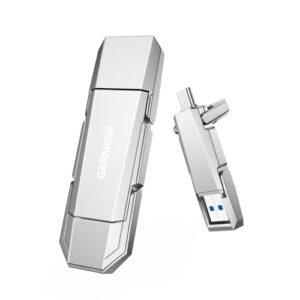 256GB USB C Flash Drive Up to 450MB/s USB 3.2 Solid State Thumb Drive Type-A + Type-C 2-in-1 Flash Drive Memory Stick Data Storage Compatible with Smartphone Tablet Computer Game Console