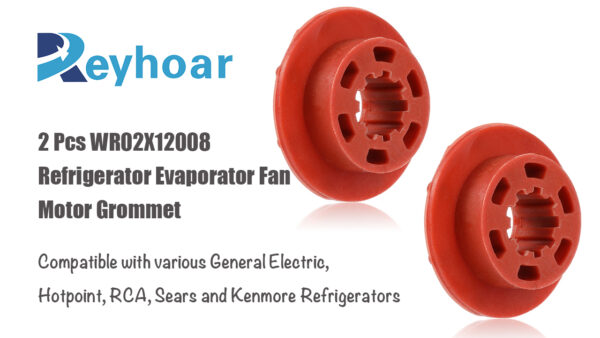 2Pcs WR02X12008 Refrigerator Evaporator Fan Motor Grommet for GE & Hotpoint Refrigerators and Freezer - Replaces AP3795810, 1091586, WR02X10519, WR2X10519 - Image 7