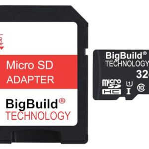 32GB Ultra Fast 80MB/s microSDHC Memory Card for Amazon Fire 7, 8 10, Plus, Kids Edition, HD Edition Tablet