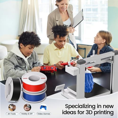 3D Printer Filament,PLA Filament 1.75mm Dimensional Accuracy±0.03mm Neatly Wound 3D Printing Filament Compatible with Bambu Lab/Anycubic/Creality All 3D Printers-1kg Spool (2.2lbs)-White - Image 7