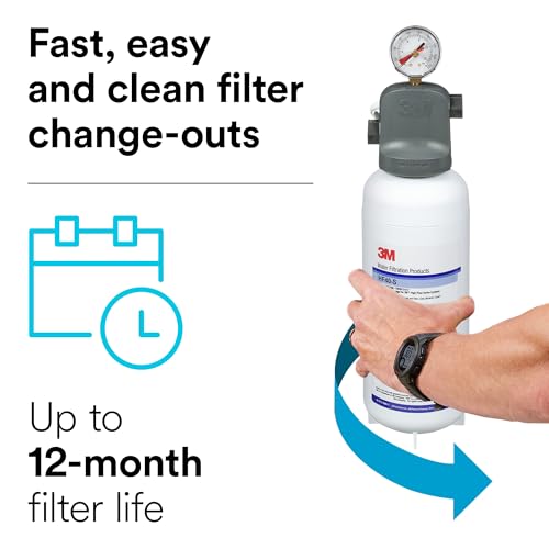 3M Water Filtration Replacement Cartridge for Commercial Ice Maker Machines HF40-S for High Flow Series ICE140-S, Reduces Bacteria, Sediment, Chlorine Taste and Odor, Cysts, Inhibits Scale - Image 7
