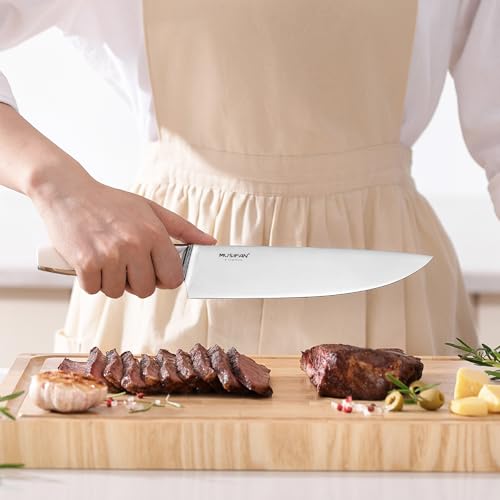 5-Piece Chef Knife Set, Professional Ultra Sharp Kitchen Knives For Cooking High Carbon Stainless Steel, With Ergonomic Handle Design (five) - Image 5