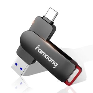 512GB Flash Drive Up to 560MB/s External SSD,Type C & USB-A 3.2 Gen 2, Thumb Drive,Memory Stick for iPhone15/16/PS4/Android Phone/Windows/Mac