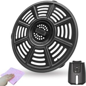 5.5QT Air Fryer Replacement Grill Pan for Ninja AF161 Max XL 5.5QT air fryers, Upgraded Grill Crisper Plate Tray Grate Rack Grid Shelf for Ninja Air Fryer, Dishwasher Safe, Nonstick