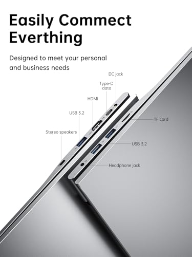 ACEMAGIC 17.3" Laptop with Quad Core-12th Alder Lake N97 Processor, FHD Display, 16GB RAM 512GB SSD Laptop, Traditional Laptops Computer, Webcam, Light&Thin,HDMI, Type-C, USB3.2 - Image 6