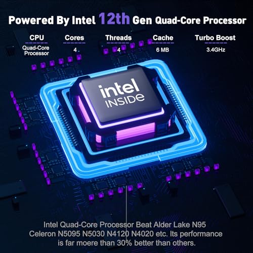 ACEMAGIC Gaming Laptop, Windows 11 Laptop Computer,16GB DDR4 512GB SSD Laptops, Intel Quad-Core Processor, 180° Open Angle,Metal Shell,WiFi,USB3.2, Type C - Image 3