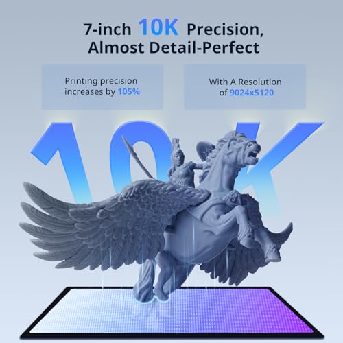 ANYCUBIC Photon Mono 4 Ultra 10K Resin 3D Printer, 7'' HD Mono Screen and COB Light Source, 120mm/h Fast Printing, Intelligent Detection, 6.04''x3.42''x 6.49'' Printing Size - Image 3