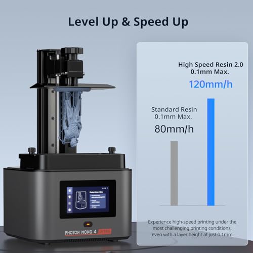 ANYCUBIC Photon Mono 4 Ultra 10K Resin 3D Printer, 7'' HD Mono Screen and COB Light Source, 120mm/h Fast Printing, Intelligent Detection, 6.04''x3.42''x 6.49'' Printing Size - Image 4