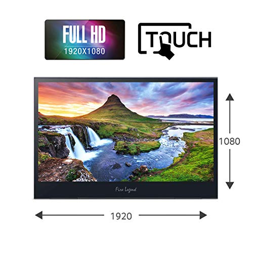 AOPEN by Acer Portable Monitor 16PG7QT Pbmiuuzx 15.6-inch Full HD (1920 x 1080) IPS Touch Monitor, 144Hz Refresh Rate and Adaptive-Sync Technology (2 x USB Type-C, 1 x Mini HDMI Port & 1 x Micro USB) - Image 3