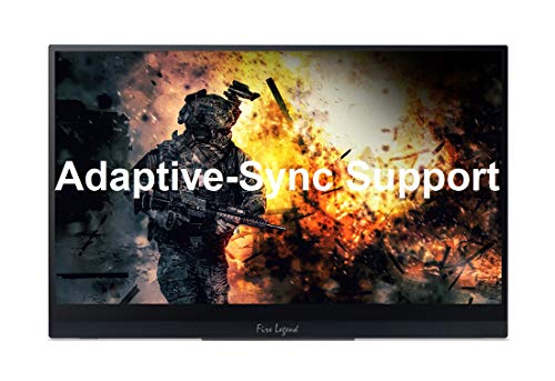 AOPEN by Acer Portable Monitor 16PG7QT Pbmiuuzx 15.6-inch Full HD (1920 x 1080) IPS Touch Monitor, 144Hz Refresh Rate and Adaptive-Sync Technology (2 x USB Type-C, 1 x Mini HDMI Port & 1 x Micro USB) - Image 5