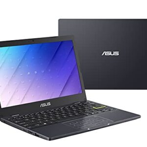 ASUS Notebook E210 11.6” Ultra Thin, Intel Celeron N4020 Processor, 4GB RAM, 64GB eMMC Storage, Windows 10 Home in S Mode with One Year of Office 365 Personal, E210MA-DB02,Star Black