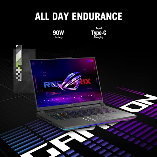 ASUS ROG Strix G16 (2024) Gaming Laptop, 16” 16:10 QHD 240Hz, GeForce RTX 4070, Intel® Core™ i9-14900HX, 32GB DDR5, 1TB PCIe SSD, Wi-Fi 6E, Windows 11 Pro, G614JIR-XS96 - Image 6