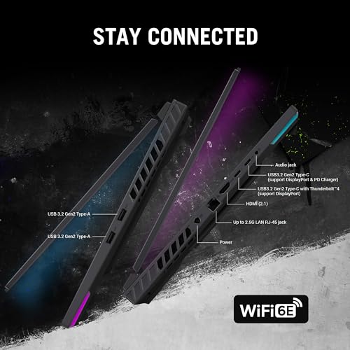 ASUS ROG Strix G16 (2024) Gaming Laptop, 16” 16:10 QHD 240Hz, GeForce RTX 4070, Intel® Core™ i9-14900HX, 32GB DDR5, 1TB PCIe SSD, Wi-Fi 6E, Windows 11 Pro, G614JIR-XS96 - Image 7