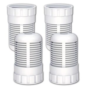 Alkaline Water Filter Replacement for Seychelle Dual-Filter 64 oz and Water Filter Pitcher 32 oz pH Enhancing Filtration, Compatible with Alexapure Pitcher, 4 PCS