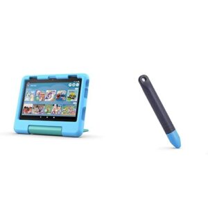 Amazon Fire HD 8 Kids tablet, ages 3-7 (32 GB, Blue) + Stylus Bundle