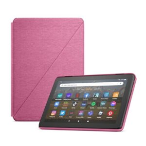 Amazon Fire HD 8 Tablet (32GB Hibiscus) + Standing Cover (Hibiscus)
