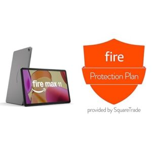 Amazon Fire Max 11 Tablet (64 GB, Gray) + 2-Year Protection Plan
