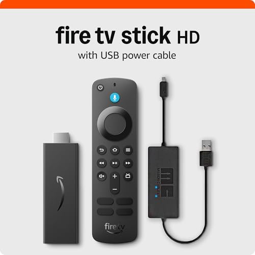 Amazon Fire TV Stick HD bundle with Made for Amazon, USB Power Cable - Image 2
