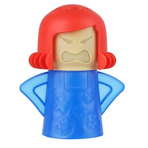 Angry Mom Microwave Cleaner – Angry Mom Mad Creay Mama Microwave Oven Cleaner High Temperature Steam Cleaning Equipment Tool Easily Crud Steam Cleans Add Vinegar and Water for Kitchen (Blue)