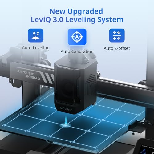 Anycubic Kobra 3 3D Printer Only, Max 600mm/s Print Speed Full-auto Calibration Details Better, Multi-Color 3D Printing Need with Additional Anycubic ACE Pro, Explore Endless Fun 9.8"x9.8"x10.2" - Image 6