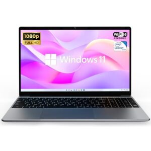 ApoloSign Laptop, 12GB RAM, 512GB SSD, 15.6″ Full HD Notebook, Expandable to 1TB, Intel N5095 Processor, Dual-Band WiFi, 178° Viewing Angle, Dual Speakers