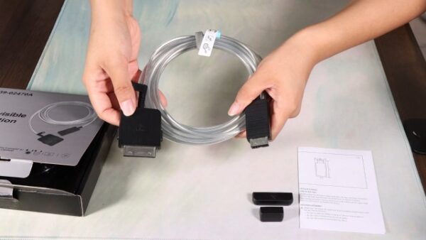 BN39-02470A 5M /16Ft One Connect Cable Only Compatible with Samsung Frame tv one Connect Cable for LS03FA LS03DA LS03BA LS03AA LS03RA LS03TA Q85R Q90R Q95T（All 8K and 32" Frame TV Cannot be Used） - Image 8