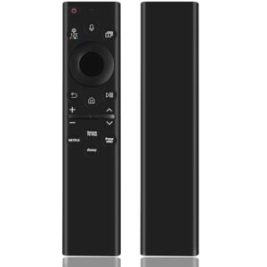 BN59-01385A TM2280E Fit for Samsung Remote Control for Smart TV 2021-2023 Crystal QLED Neo LED 4K TV Series, 85 inch |65 inch |55inch Series with Voice, 4 Shortcut Buttons, No Solar