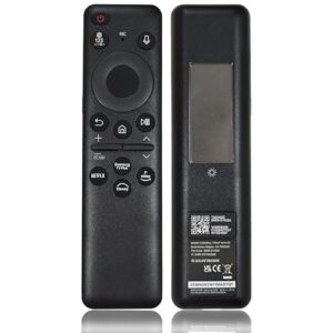 BN59-01432A TM2360E Solar Voice Remote Compatible with Samsung DU8000/Q70/S90CD/CU8000/S95C/QN95/QN85C/QN90C/QN800C Series Smart TV, Smart Model Black, BN59-01432D, 5 Years Warranty