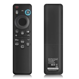 BN59-01432A Voice Remote Replacement for Samsung TV Remote,Compatible with Samsung Smart TVs Ultra HD Neo QLED The Frame and Crystal UHD Series 2021-2023 Models, Black