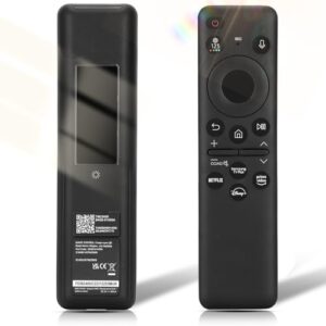 BN59-01455A Solar Remote Compatible with Samsung Smart TV QLED TV Series S95C, LS03D, QN50, QN55, QN60, QN65, QN70, QN80, QN85, QN90, Replaces of BN59-01455A Samsung Remote