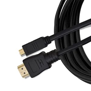 BRENDAZ Micro HDMI to HDMI Cable – 18Gbps High-Speed, 4K@60Hz, HDR- Compatible with GoPro Hero, Raspberry Pi 5, 4, EOS R6 M50, Alpha a7iii Camera to TV Monitor Computer, Video Capture Card. (3-Feet)