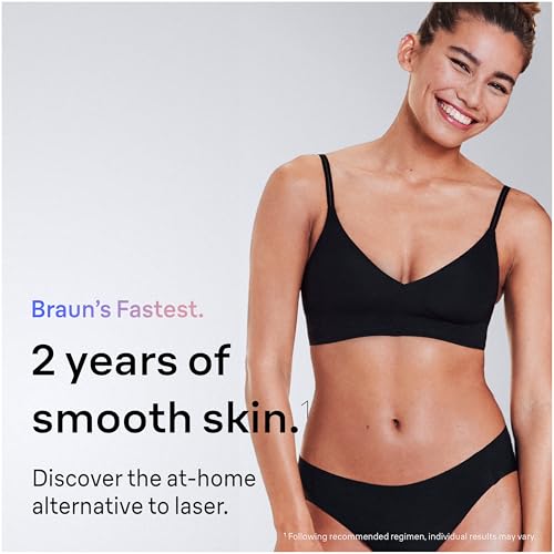 Braun Smart IPL, Skin i·Expert Pro 7: at Home Laser Hair Removal for Women and Men, Permanent Visible Hair Reduction, with Free App, Vanity Case, Venus Razor, 2 Smart Heads, Facial Trimmer, IPL7219 - Image 3