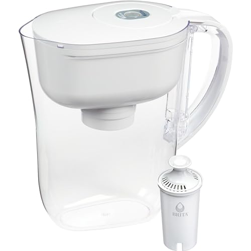 Brita Water Filter Pitcher for Tap and Drinking Water with 1 Standard Filter, Lasts 2 Months, 6-Cup Capacity, BPA Free, White - Image 5