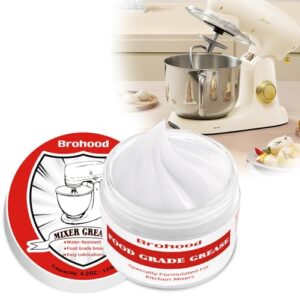 Brohood Food Grade Grease for Kitchen Aid Stand Mixer, 4.2 oz Food Safe Grease Universally for Blenders, Stand Mixers and Food Processors, Prevent Wear and Rust