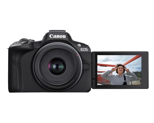 Canon EOS R50 Mirrorless Camera RF-S18-45mm F4.5-6.3 is STM Lens Kit, 24.2 Megapixel CMOS (APS-C) Sensor, 4K Video, Hybrid Camera, Photo and Video, Vlogging, Content Creator, RF Mount, Black - Image 7